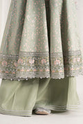 Maria B | 3 Piece Embroidered Cotton Satin Suit | MKS-EF25-08 - House Of Hania