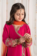 Maria B | 3 Piece Embroidered Cotton Satin Suit | MKS-EF25-41 - House Of Hania