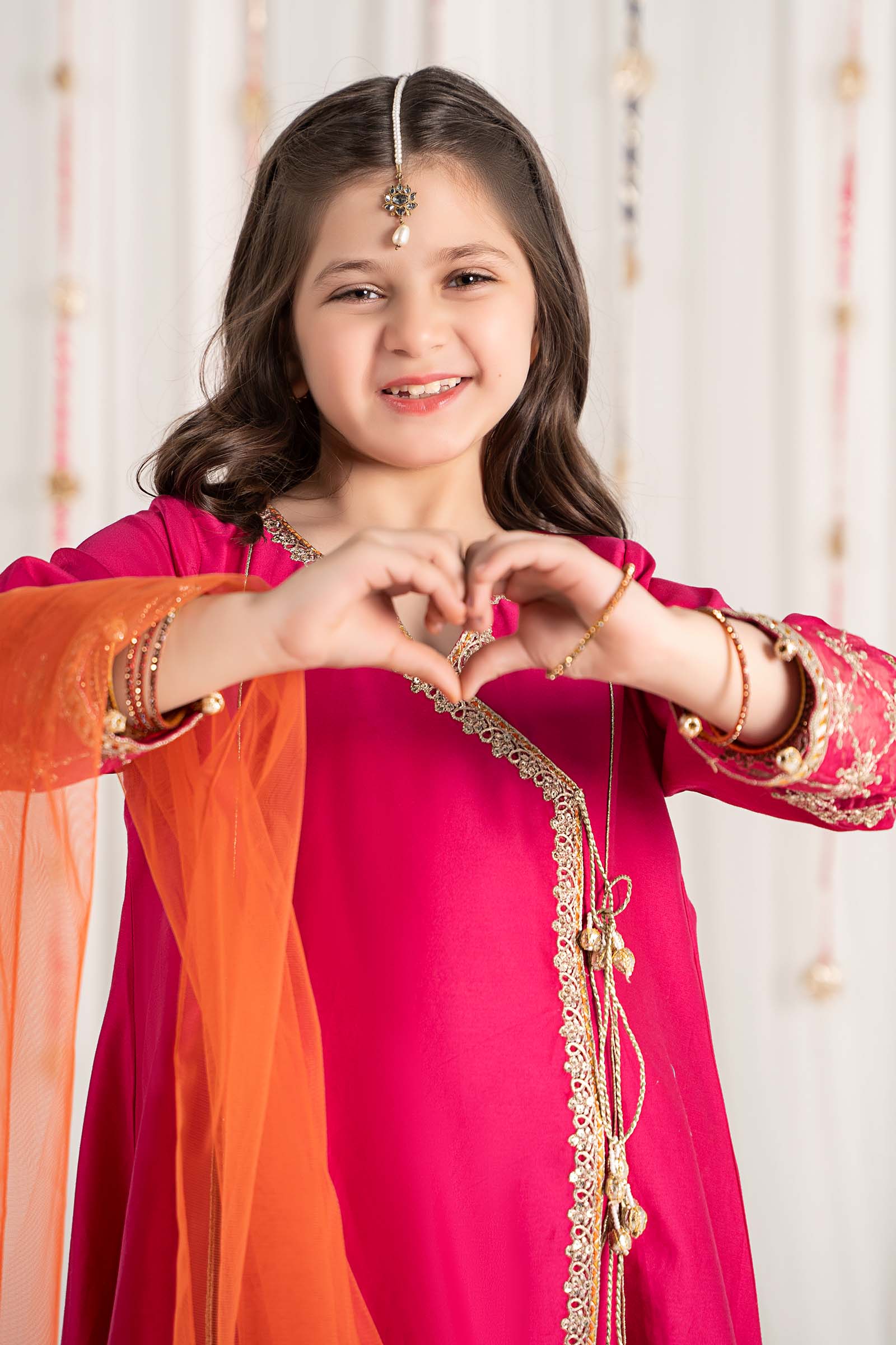 Maria B | 3 Piece Embroidered Cotton Satin Suit | MKS-EF25-41 - House Of Hania