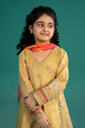 Maria B | 3 Piece Embroidered Cotton Zari Net Suit | MKS-EF25-46 - House Of Hania