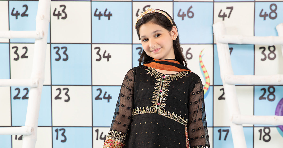 Maria B | 3 Piece Embroidered Cotton Zari Net Suit | MKS-PF24-06 - House Of Hania