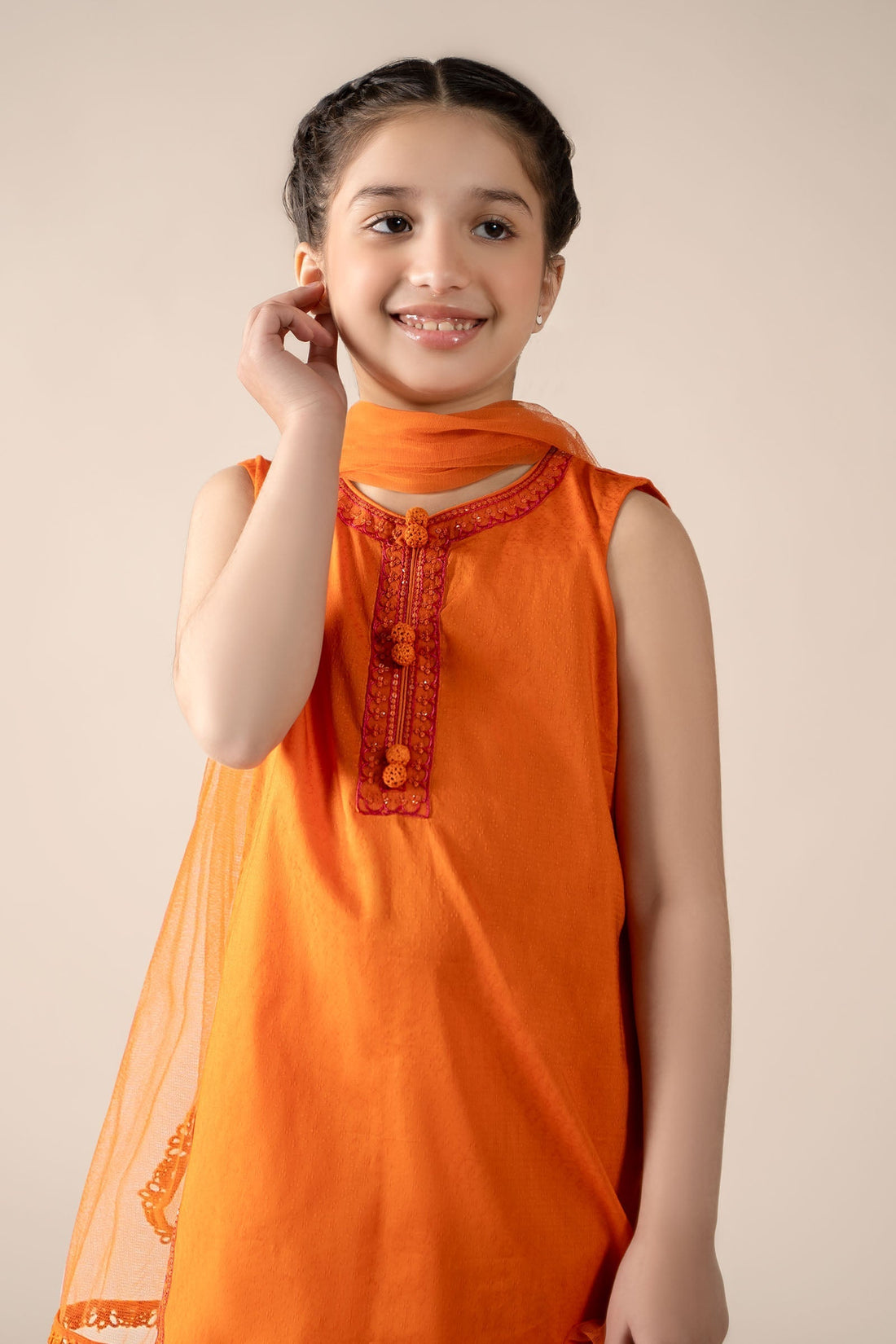 Maria B | 3 Piece Embroidered Dobby Lawn Suit | MKD-EF25-54 - House Of Hania