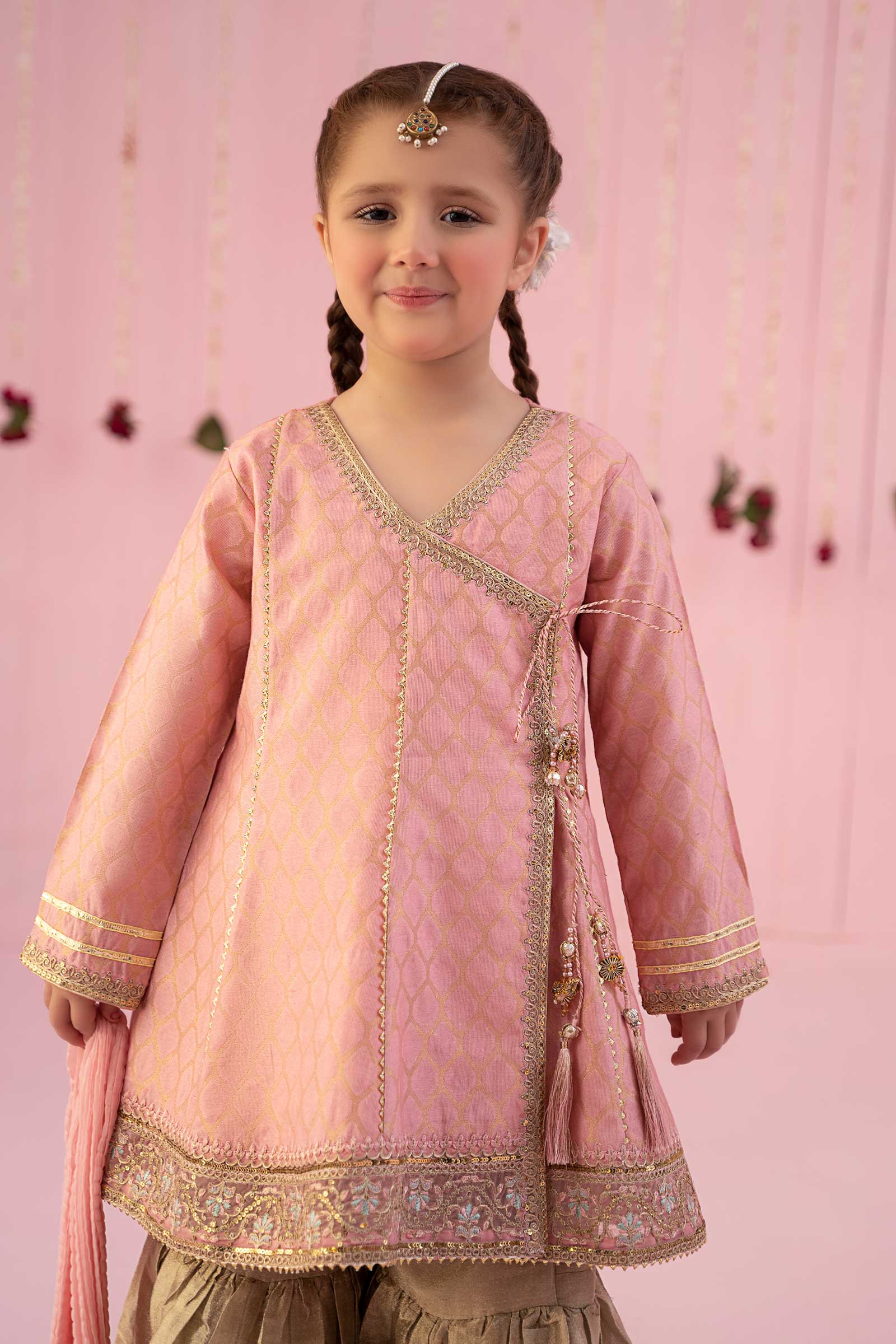 Maria B | 3 Piece Embroidered Jacquard Suit | MKS-EF24-13 - House Of Hania