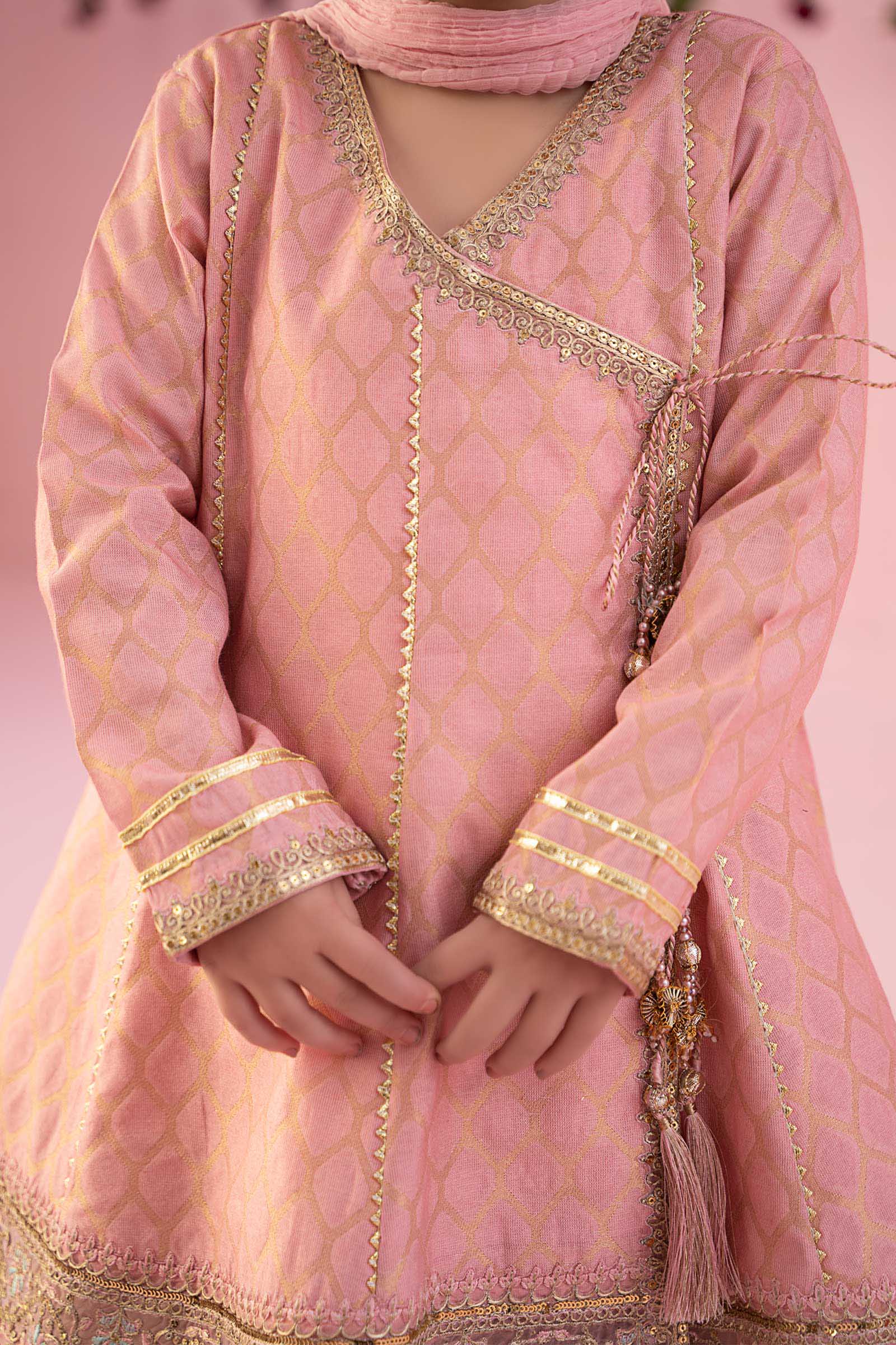 Maria B | 3 Piece Embroidered Jacquard Suit | MKS-EF24-13 - House Of Hania