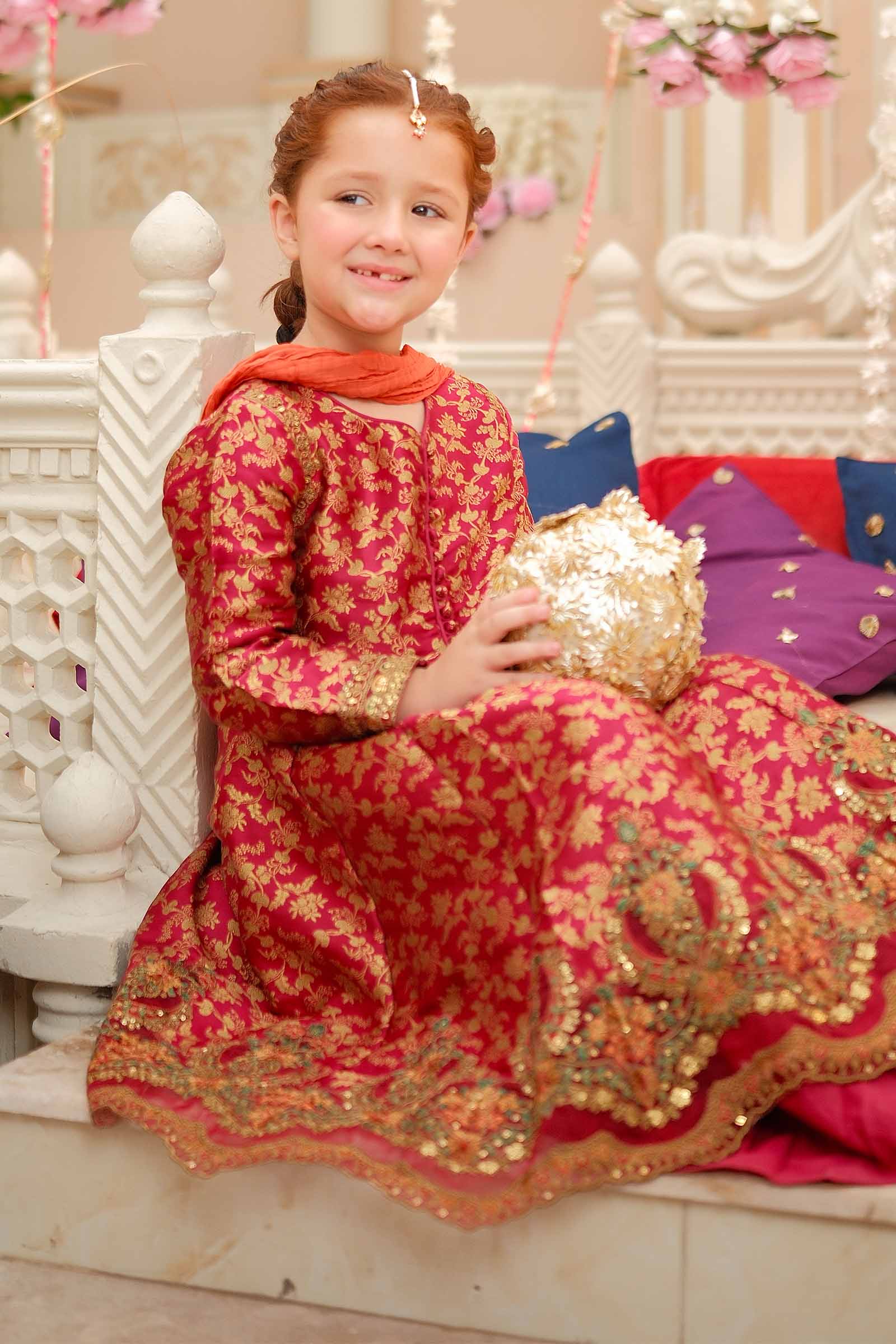 Maria B | 3 Piece Embroidered Jamawar Suit | MKS-W24-30 - House Of Hania