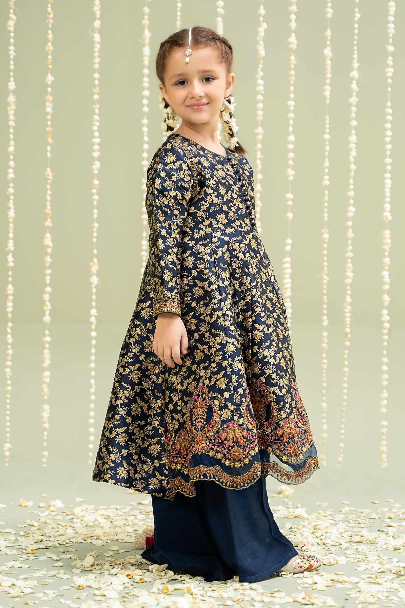 Maria B | 3 Piece Embroidered Jamawar Suit | MKS-W24-30 - House Of Hania