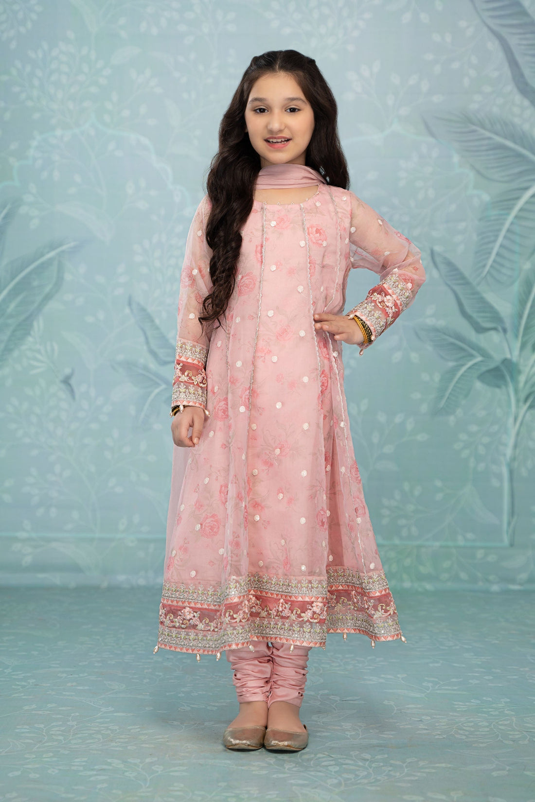 Maria B | 3 Piece Embroidered Lawn | MKS-EF23-03R1 - House Of Hania
