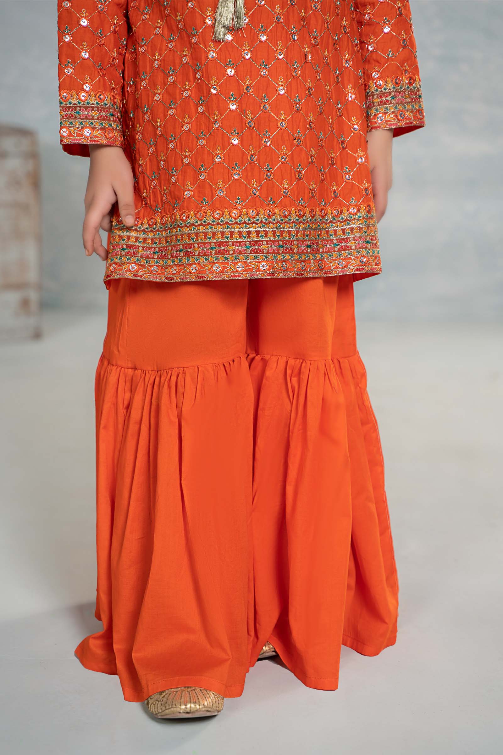 Maria B | 3 Piece Embroidered Lawn Suit | MKD-EF24-09 - House Of Hania