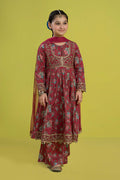 Maria B | 3 Piece Embroidered Lawn Suit | MKD-EF24-32 - House Of Hania