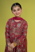 Maria B | 3 Piece Embroidered Lawn Suit | MKD-EF24-32 - House Of Hania