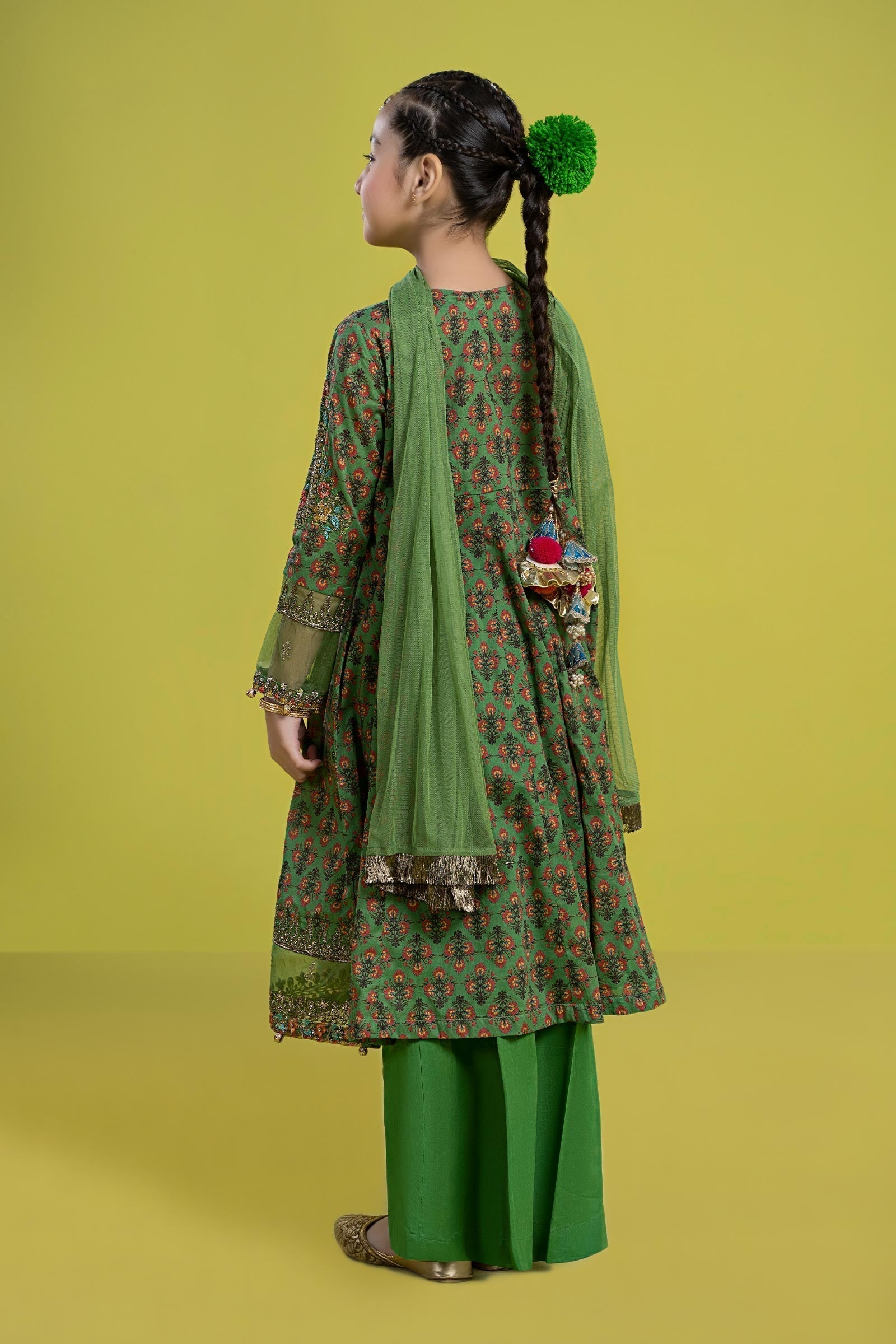 Maria B | 3 Piece Embroidered Lawn Suit | MKD-EF24-36 - House Of Hania