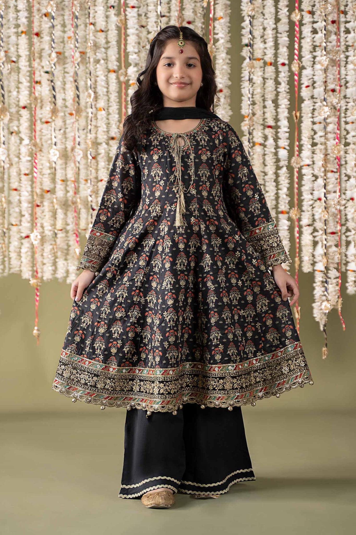 Maria B | 3 Piece Embroidered Lawn Suit | MKD-EF25-05 - House Of Hania