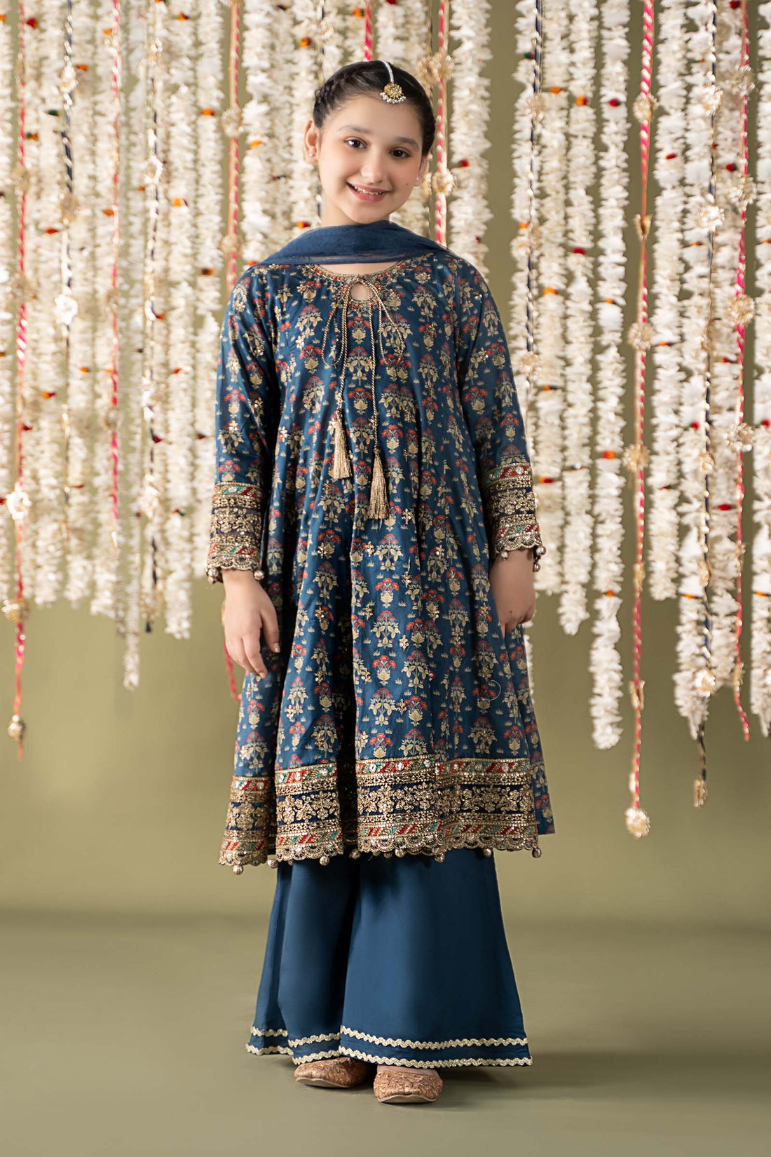 Maria B | 3 Piece Embroidered Lawn Suit | MKD-EF25-05 - House Of Hania