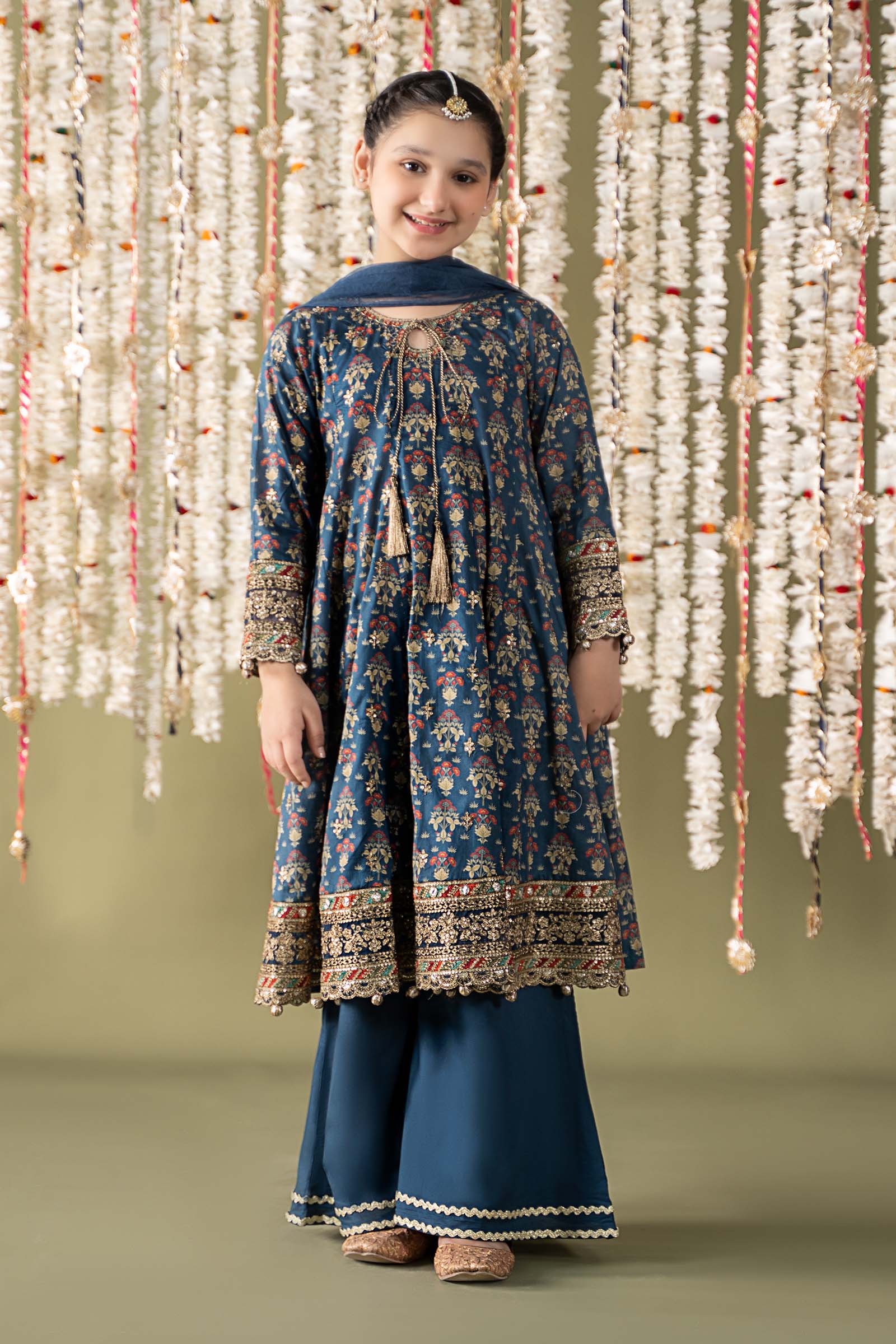 Maria B | 3 Piece Embroidered Lawn Suit | MKD-EF25-05 - House Of Hania