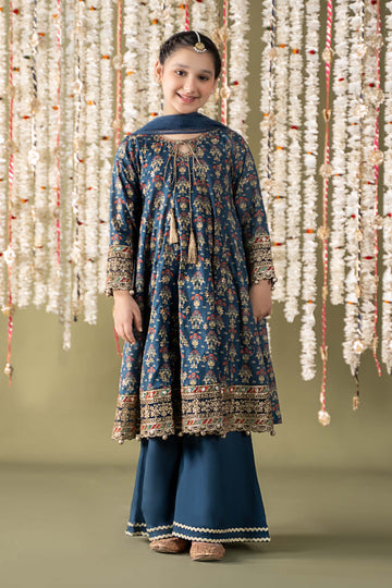 Maria B | 3 Piece Embroidered Lawn Suit | MKD-EF25-05 - House Of Hania