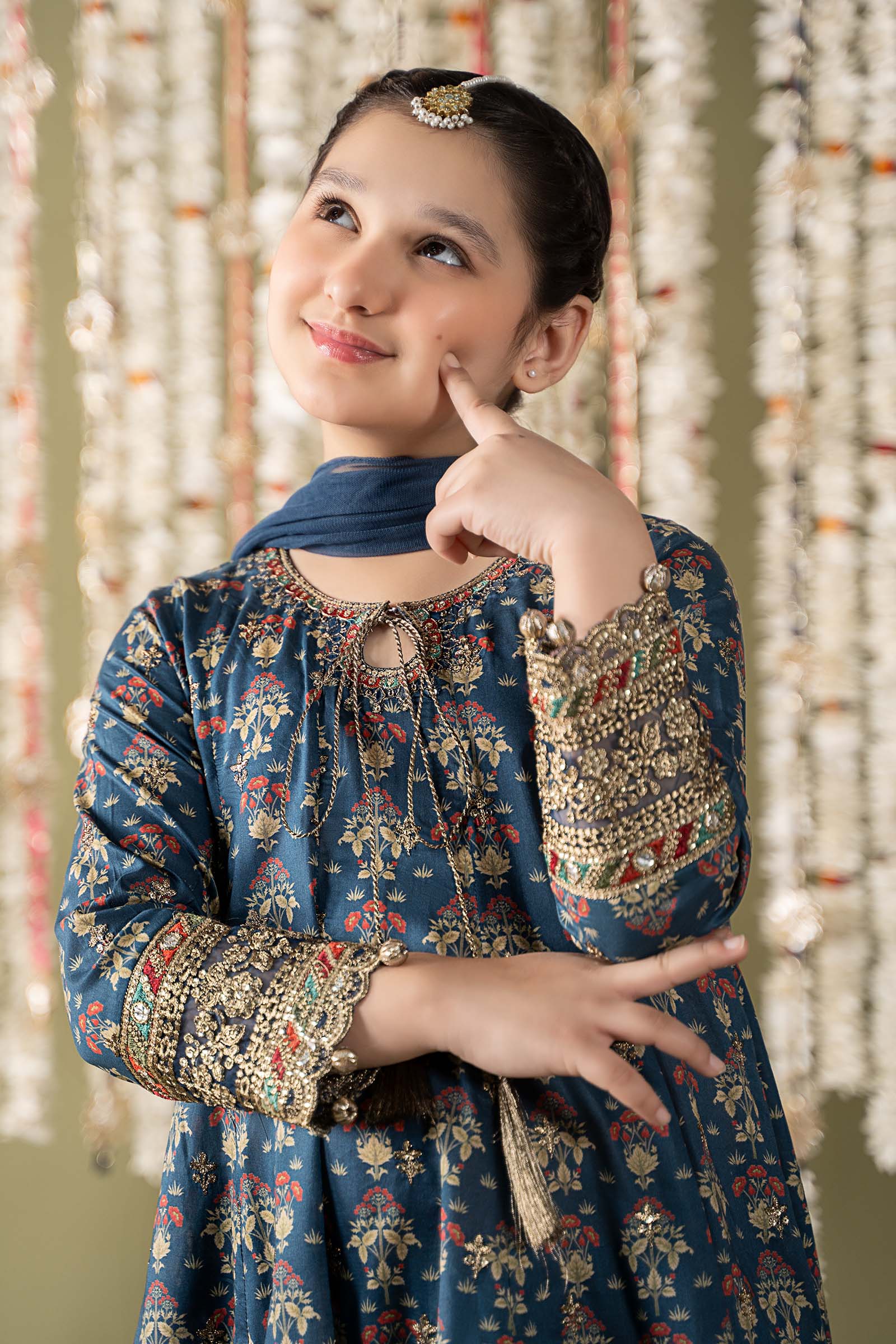 Maria B | 3 Piece Embroidered Lawn Suit | MKD-EF25-05 - House Of Hania