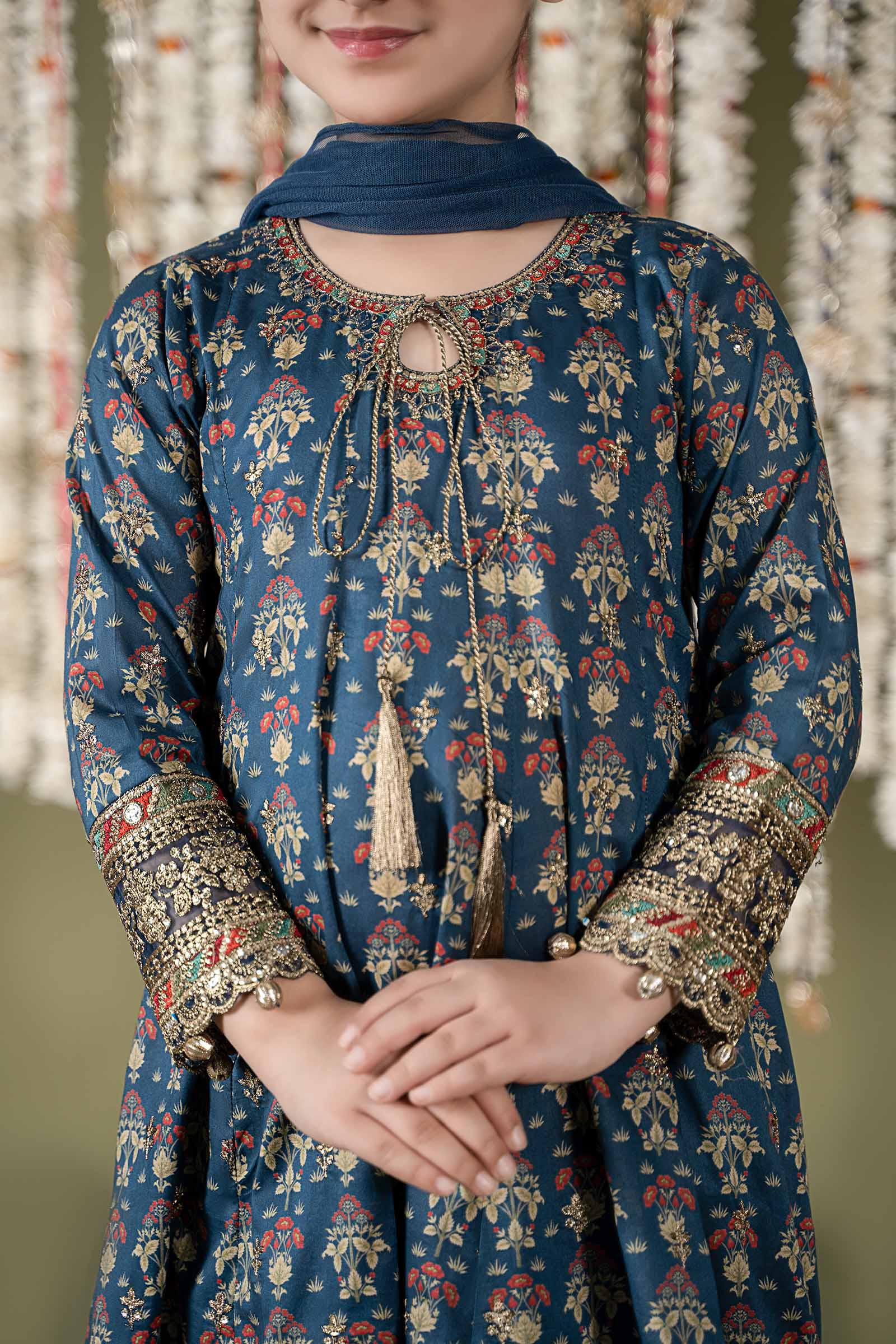 Maria B | 3 Piece Embroidered Lawn Suit | MKD-EF25-05 - House Of Hania