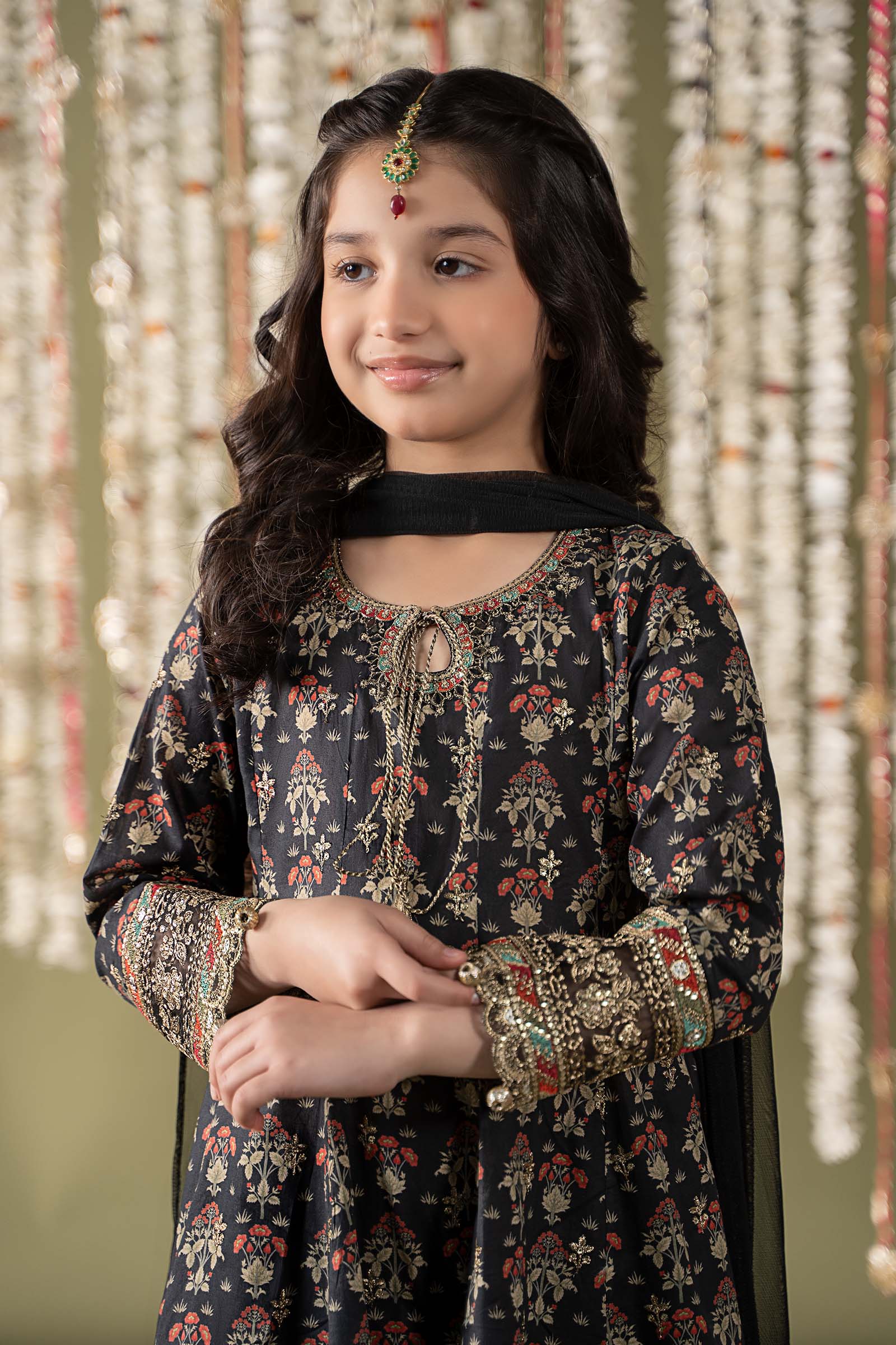 Maria B | 3 Piece Embroidered Lawn Suit | MKD-EF25-05 - House Of Hania