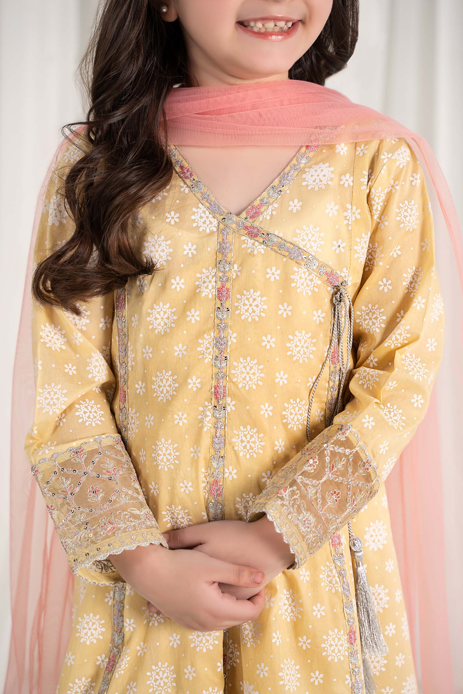 Maria B | 3 Piece Embroidered Lawn Suit | MKD-EF25-09 - House Of Hania