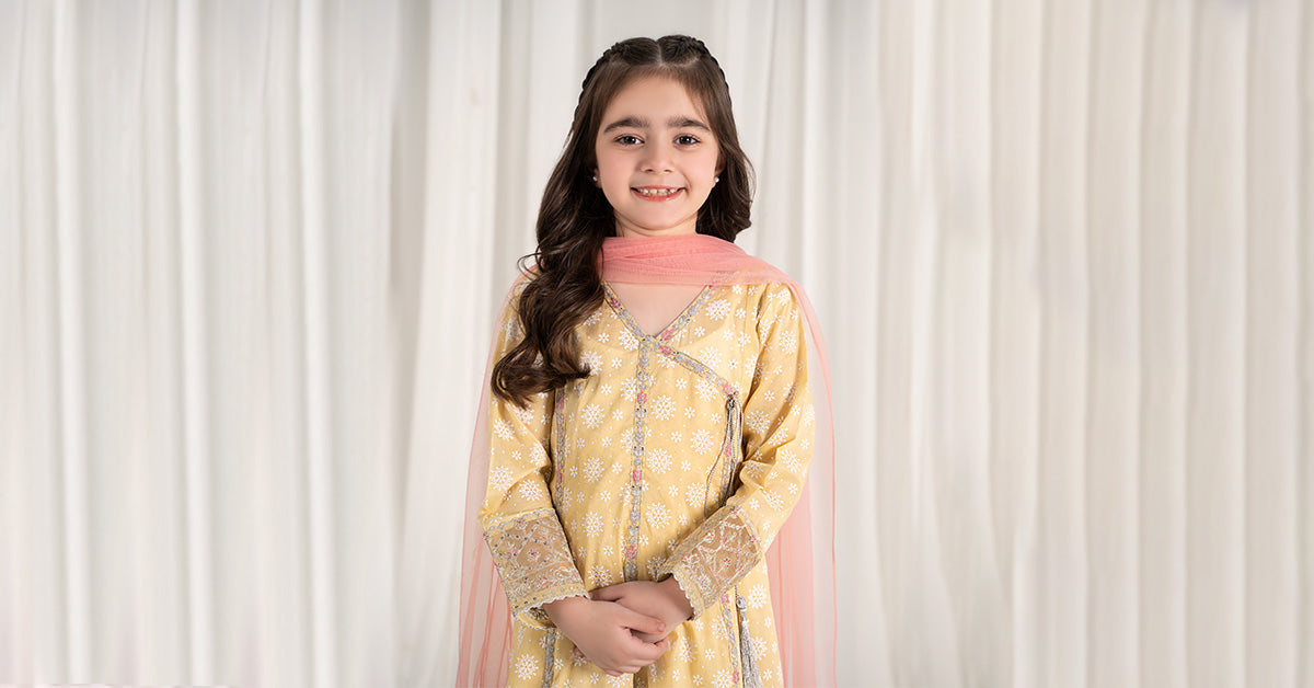 Maria B | 3 Piece Embroidered Lawn Suit | MKD-EF25-09 - House Of Hania