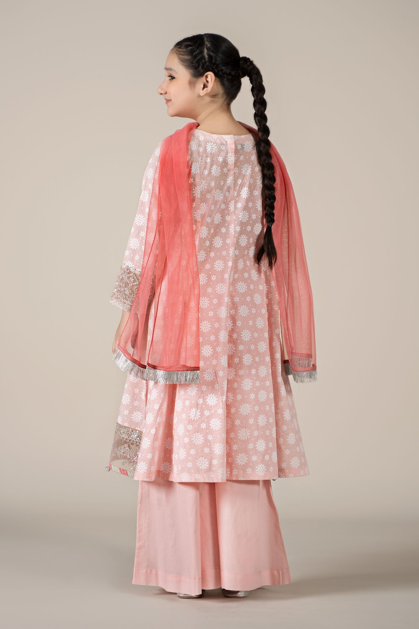Maria B | 3 Piece Embroidered Lawn Suit | MKD-EF25-09 - House Of Hania