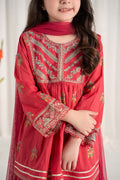 Maria B | 3 Piece Embroidered Lawn Suit | MKD-EF25-15 - House Of Hania
