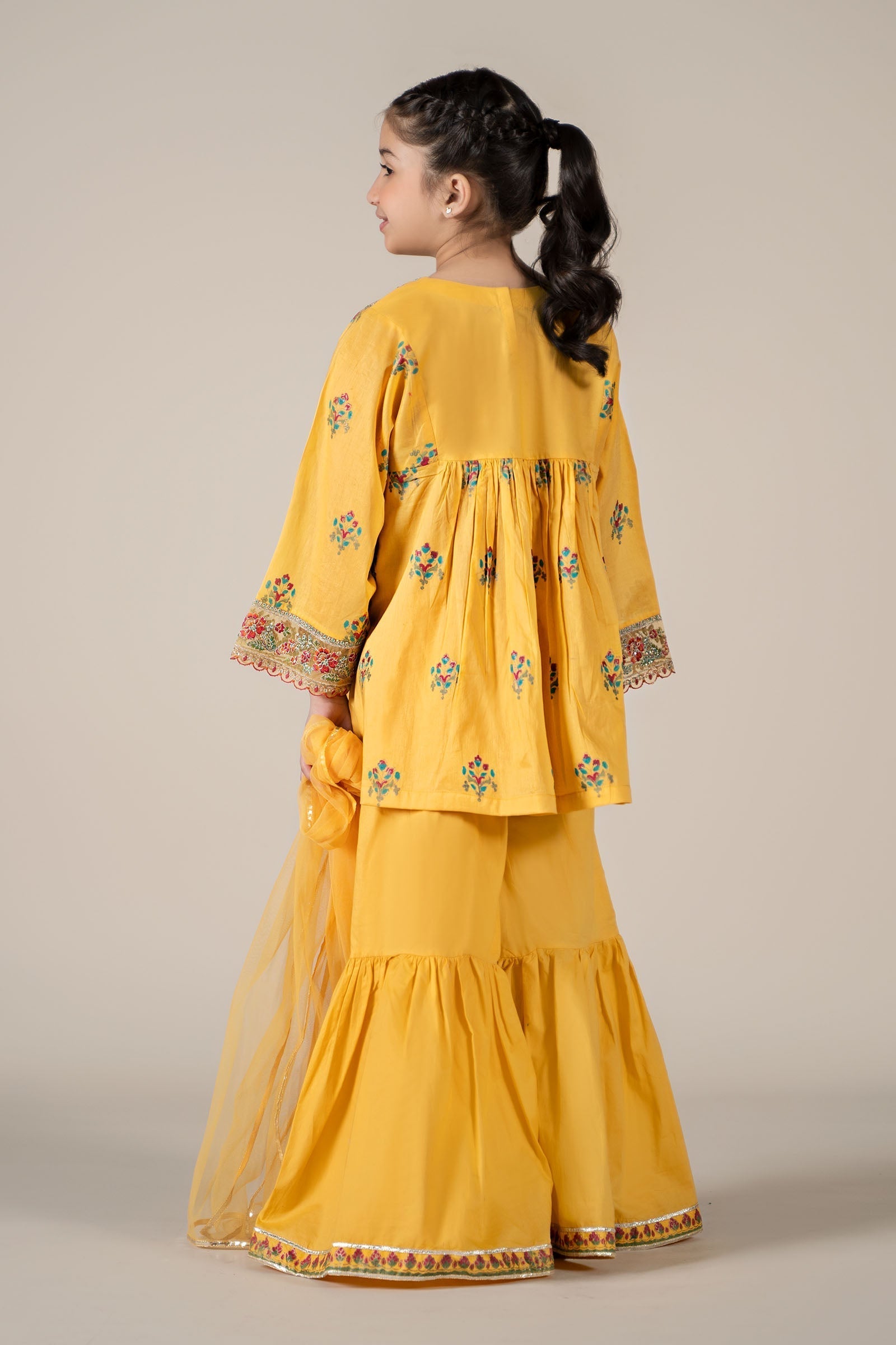 Maria B | 3 Piece Embroidered Lawn Suit | MKD-EF25-15 - House Of Hania
