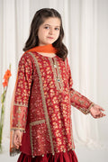 Maria B | 3 Piece Embroidered Lawn Suit | MKD-EF25-23 - House Of Hania