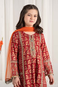 Maria B | 3 Piece Embroidered Lawn Suit | MKD-EF25-23 - House Of Hania
