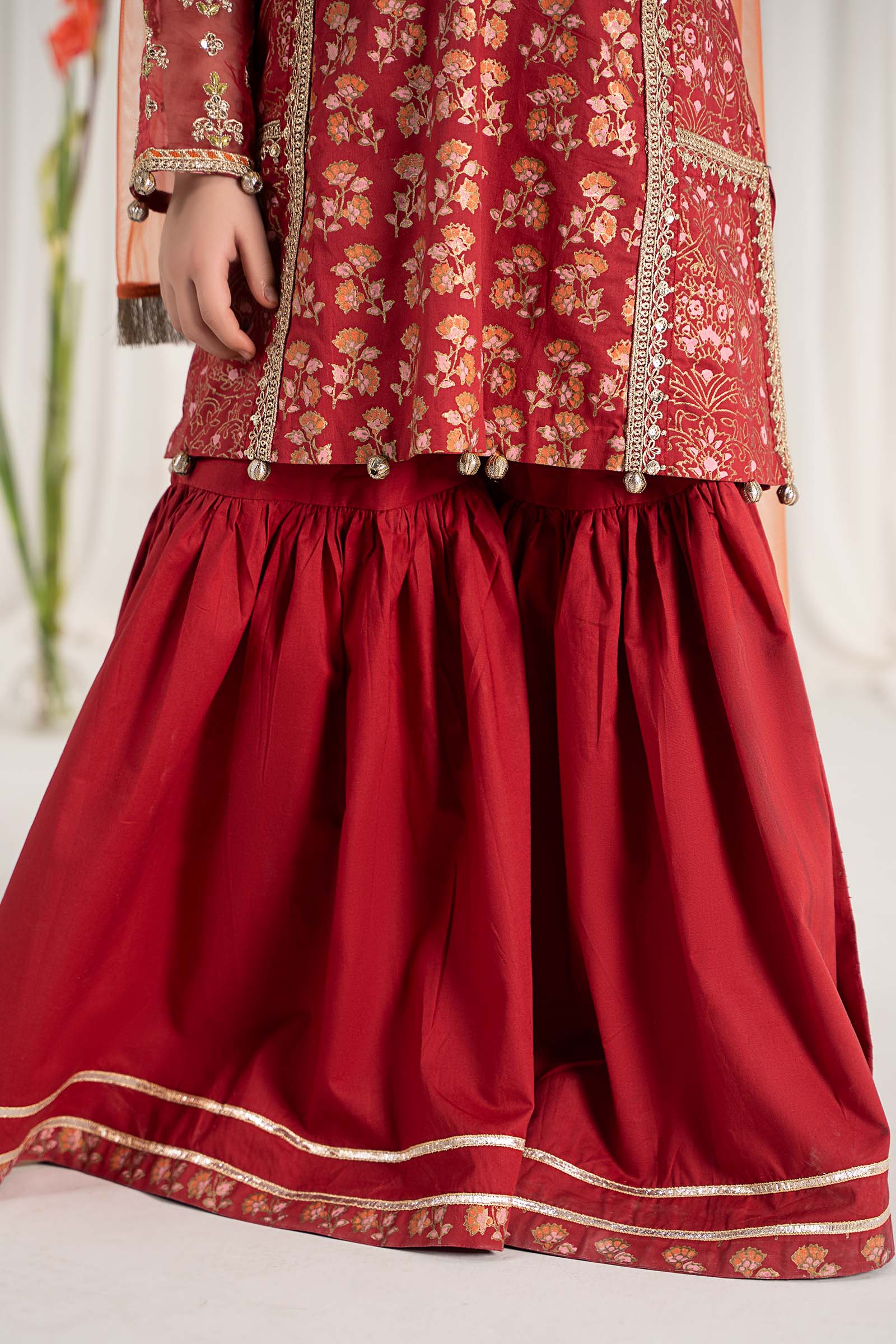 Maria B | 3 Piece Embroidered Lawn Suit | MKD-EF25-23 - House Of Hania