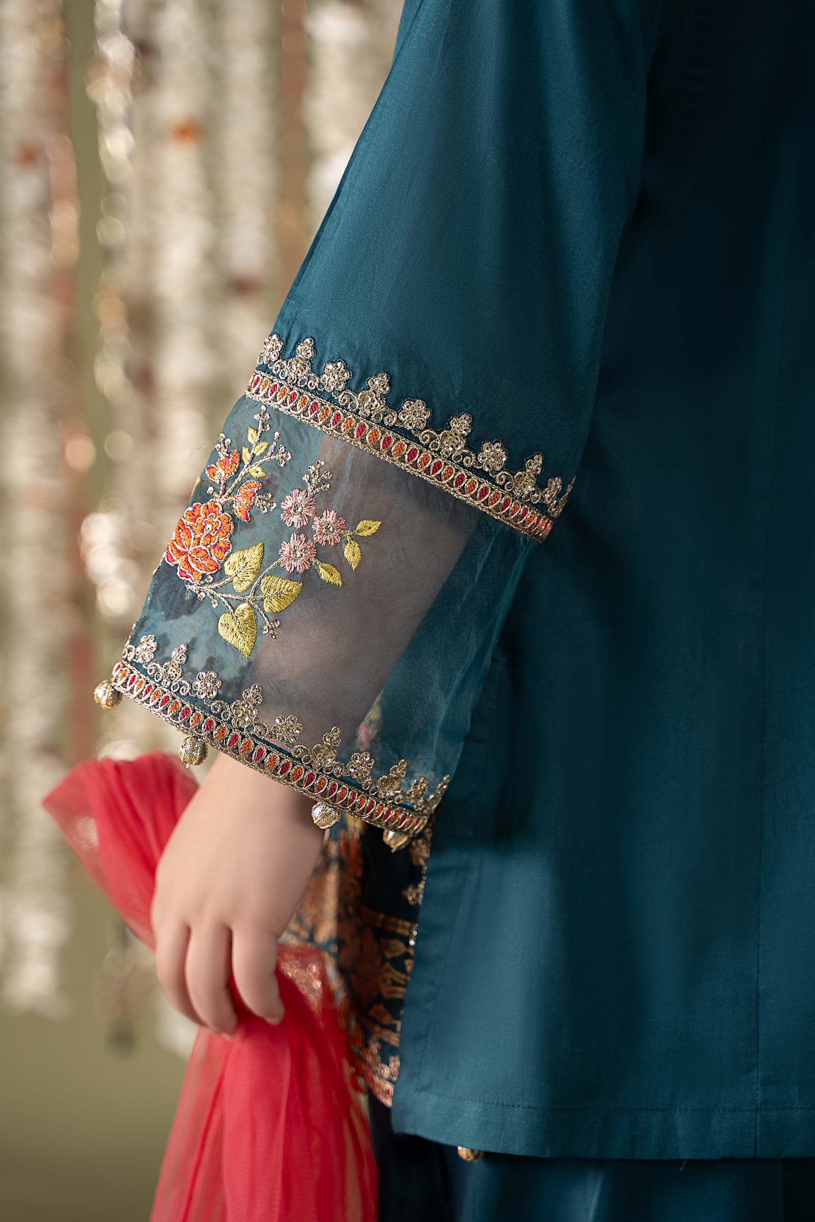 Maria B | 3 Piece Embroidered Lawn Suit | MKD-EF25-24 - House Of Hania