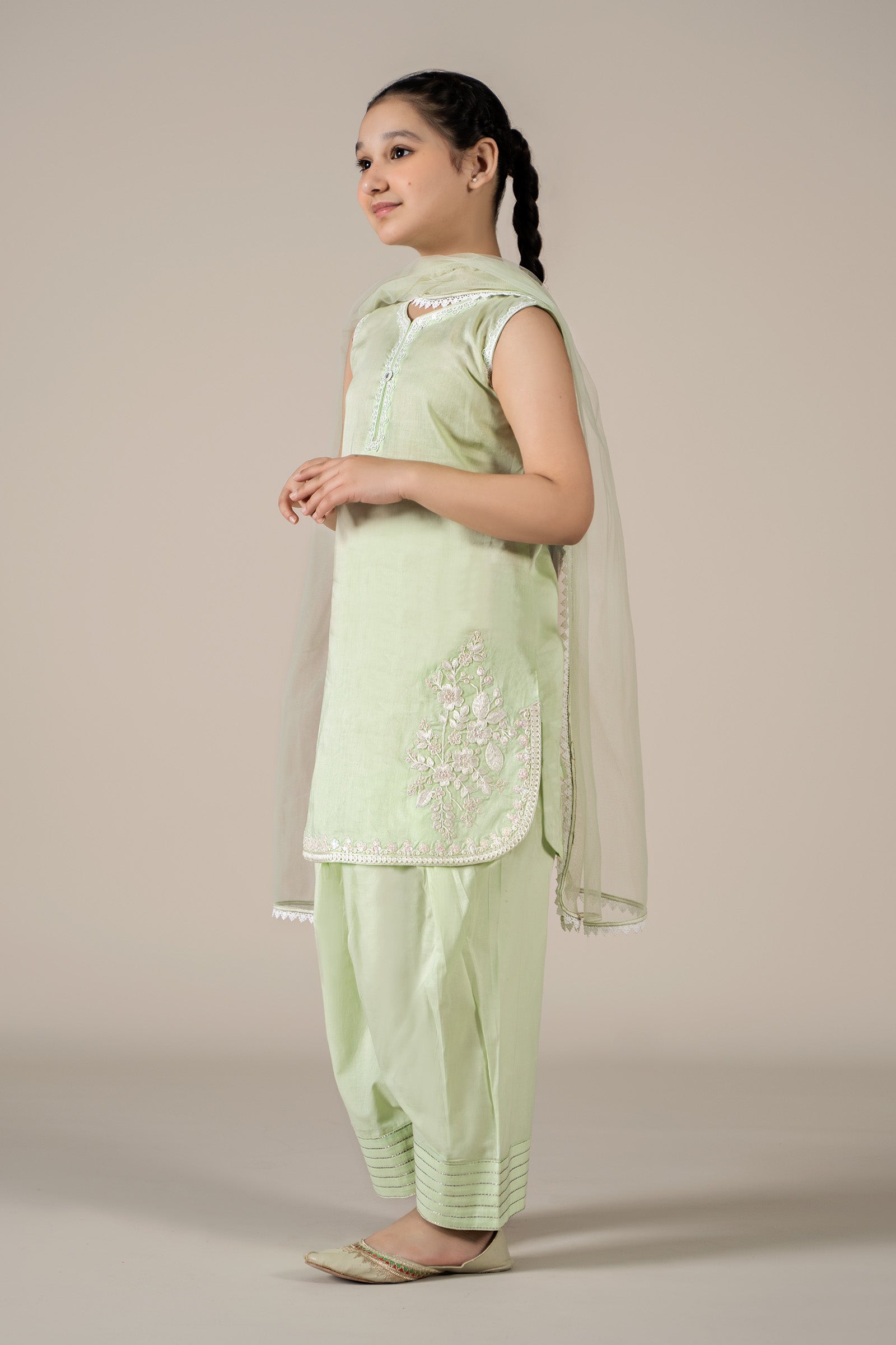 Maria B | 3 Piece Embroidered Lawn Suit | MKD-EF25-60 - House Of Hania