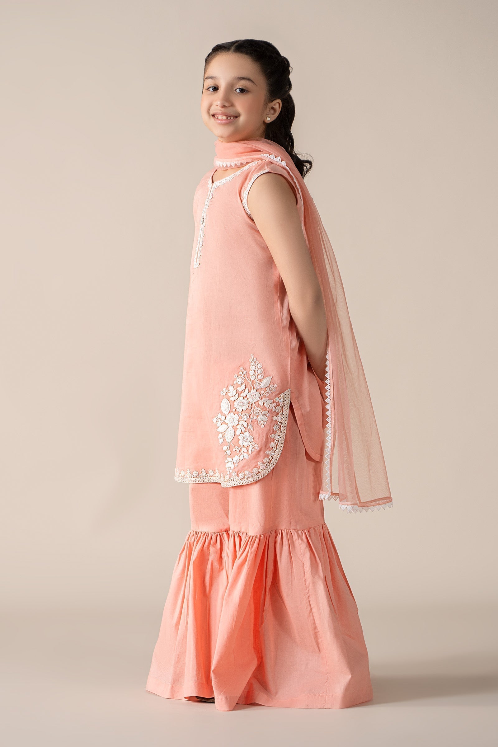 Maria B | 3 Piece Embroidered Lawn Suit | MKD-EF25-60 - House Of Hania
