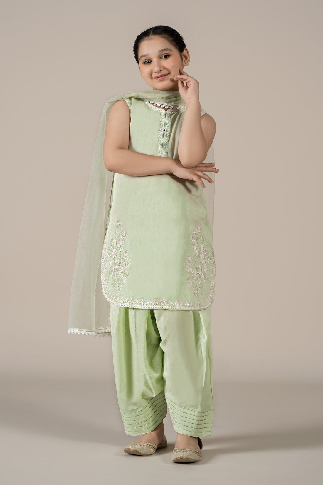 Maria B | 3 Piece Embroidered Lawn Suit | MKD-EF25-60 - House Of Hania