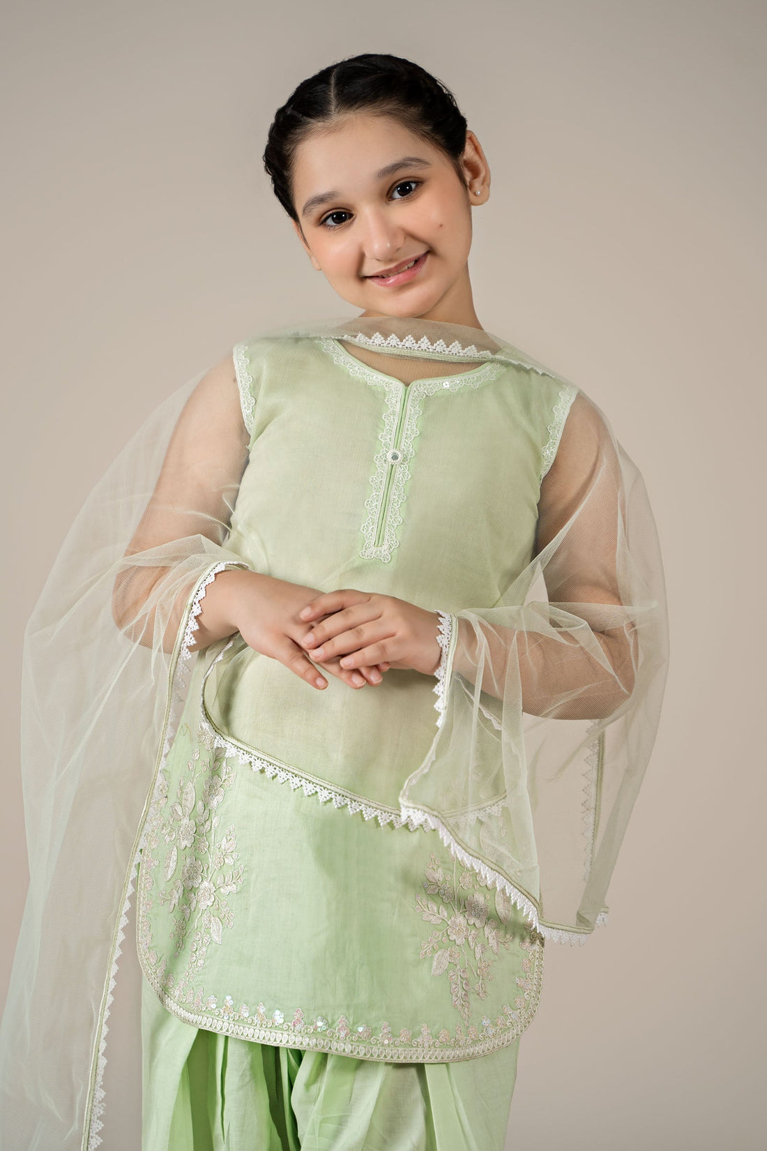Maria B | 3 Piece Embroidered Lawn Suit | MKD-EF25-60 - House Of Hania