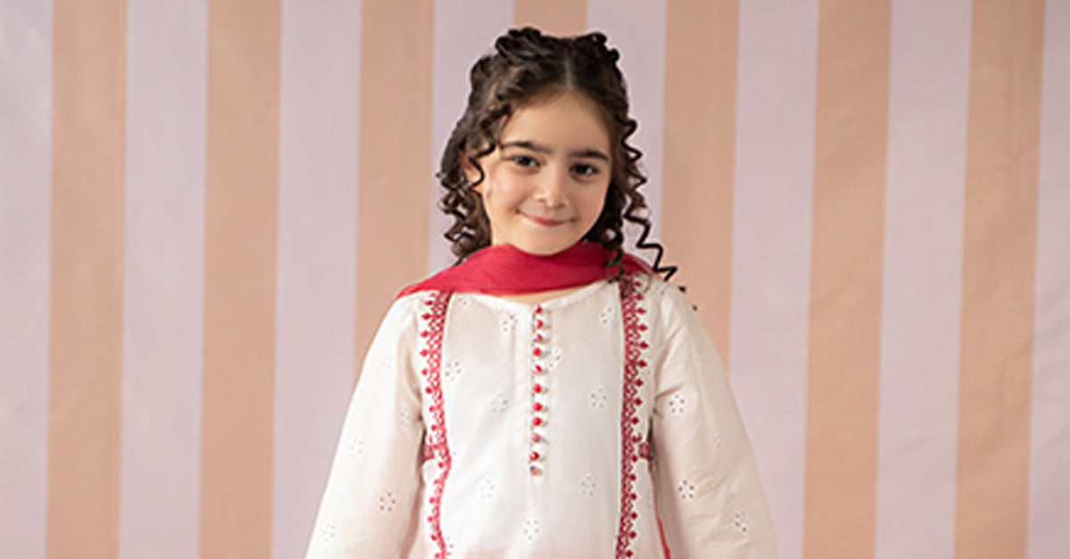 Maria B | 3 Piece Embroidered Lawn Suit | MKD-EF25-66 - House Of Hania