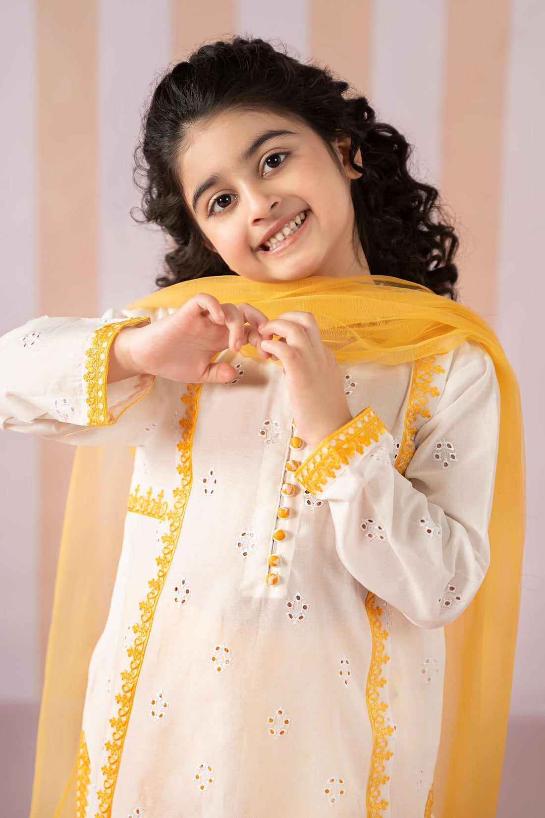 Maria B | 3 Piece Embroidered Lawn Suit | MKD-EF25-66 - House Of Hania