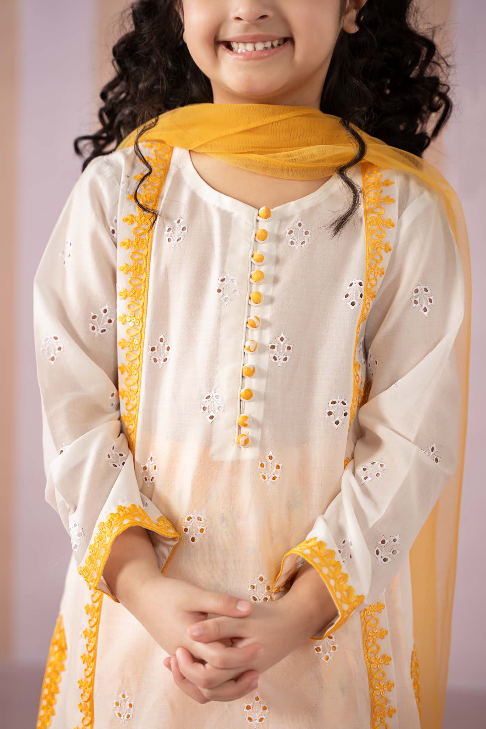 Maria B | 3 Piece Embroidered Lawn Suit | MKD-EF25-66 - House Of Hania