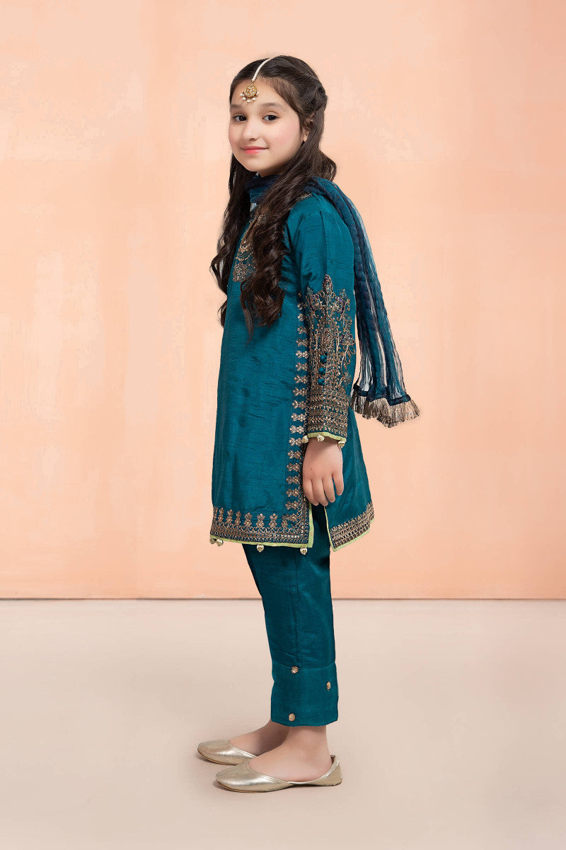 Maria B | 3 Piece Embroidered Lawn Suit | MKS-EF22-30R1 - House Of Hania