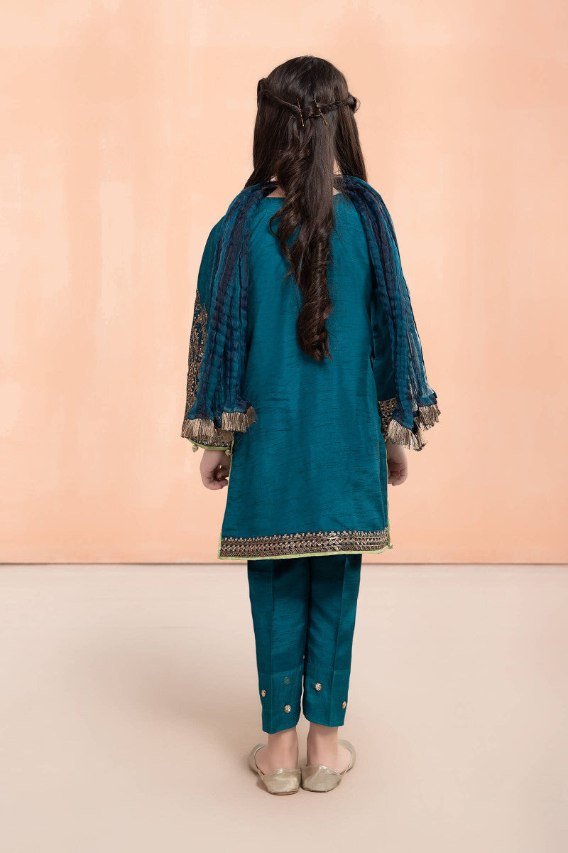 Maria B | 3 Piece Embroidered Lawn Suit | MKS-EF22-30R1 - House Of Hania