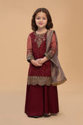 Maria B | 3 Piece Embroidered Lawn Suit | MKS-EF23-06R1 - House Of Hania