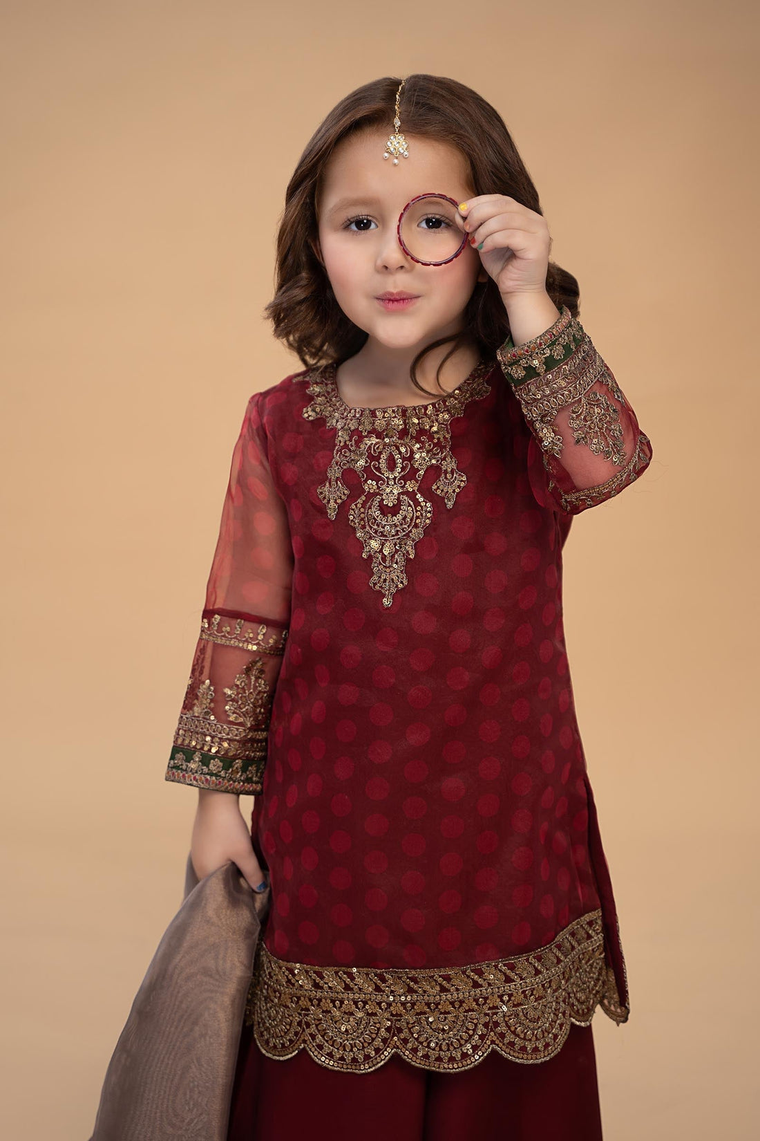 Maria B | 3 Piece Embroidered Lawn Suit | MKS-EF23-06R1 - House Of Hania
