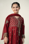 Maria B | 3 Piece Embroidered Linen Suit | MKD-W24-02 - House Of Hania