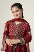 Maria B | 3 Piece Embroidered Linen Suit | MKD-W24-02 - House Of Hania