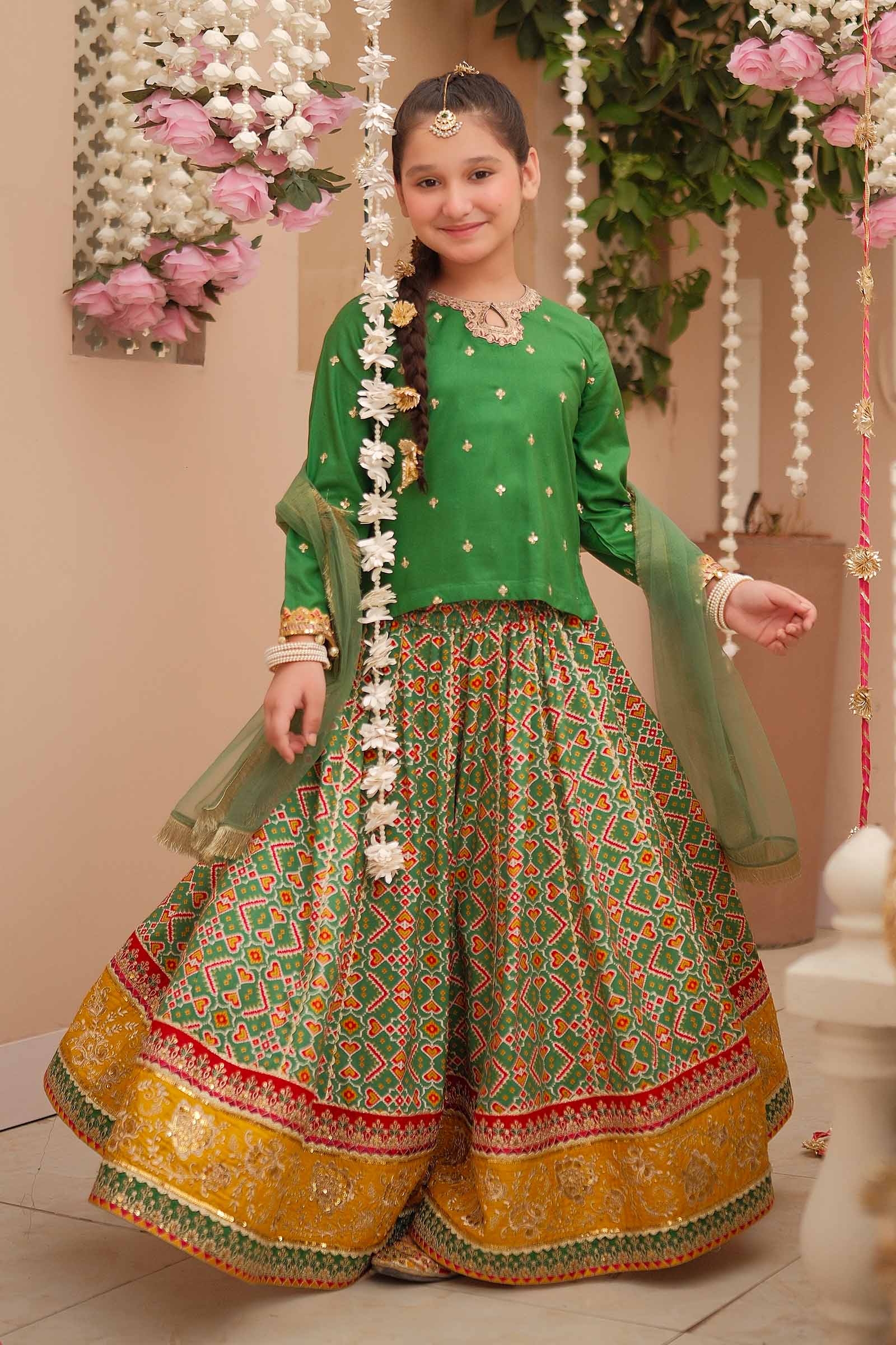 Maria B | 3 Piece Embroidered Linen Suit | MKD-W24-04 - House Of Hania