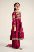 Maria B | 3 Piece Embroidered Linen Suit | MKD-W24-18 - House Of Hania
