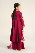 Maria B | 3 Piece Embroidered Linen Suit | MKD-W24-18 - House Of Hania