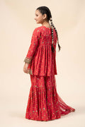 Maria B | 3 Piece Embroidered Marina Twill Suit | MKD-W24-12 - House Of Hania