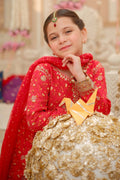 Maria B | 3 Piece Embroidered Marina Twill Suit | MKD-W24-12 - House Of Hania