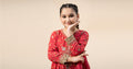 Maria B | 3 Piece Embroidered Marina Twill Suit | MKD-W24-12 - House Of Hania